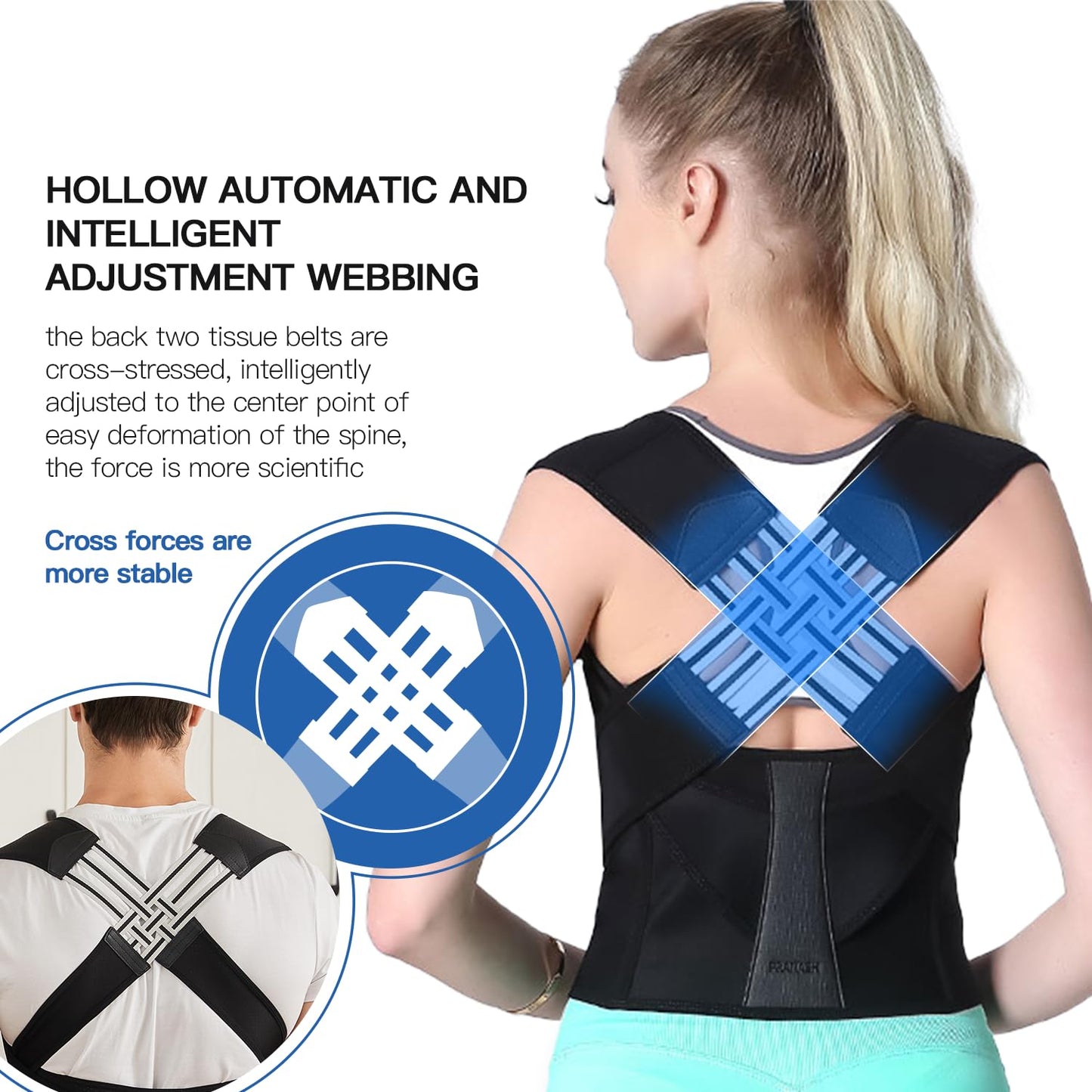 Orthopedic Lumbar Support Belt for Better Posture Alignment