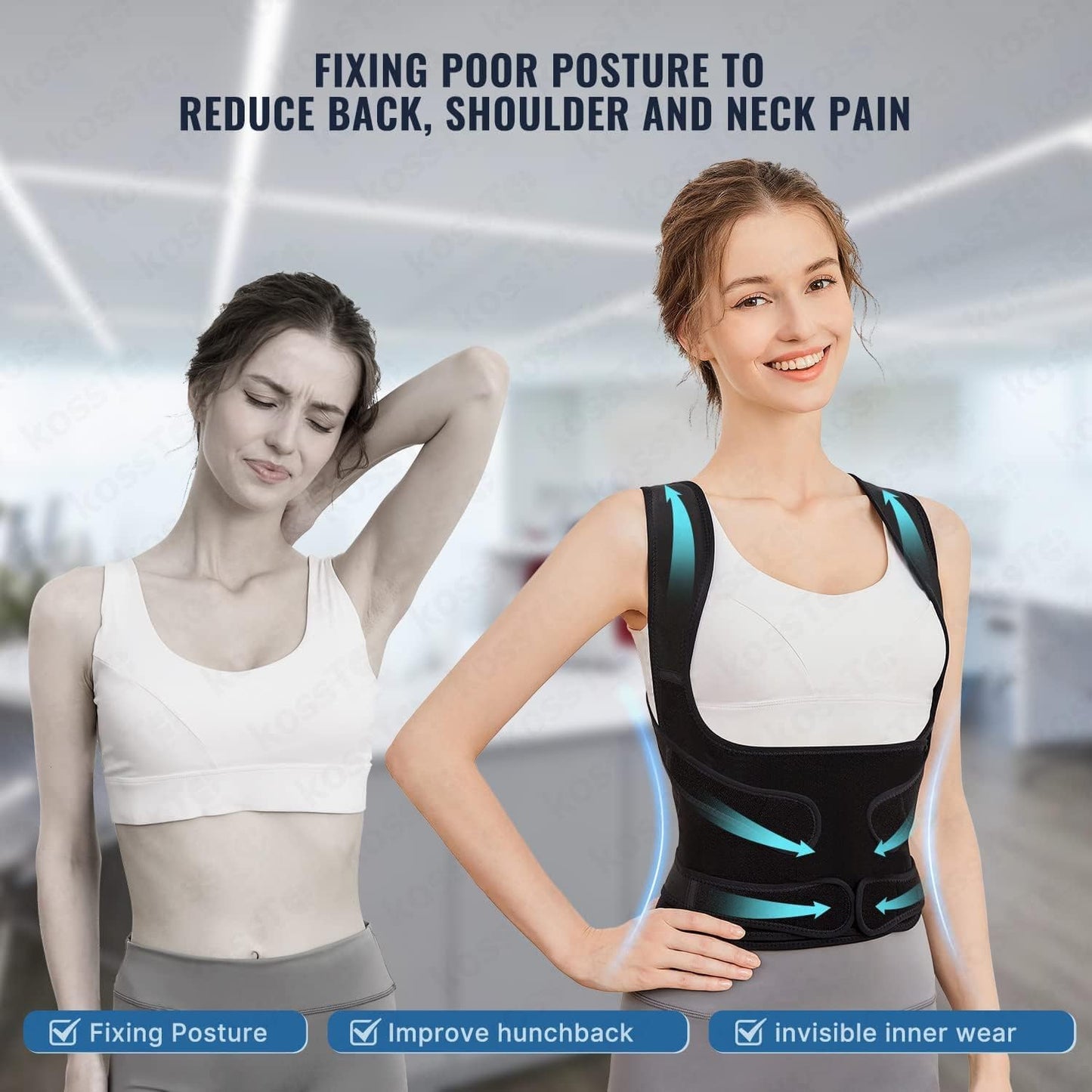 Orthopedic Lumbar Support Belt for Better Posture Alignment