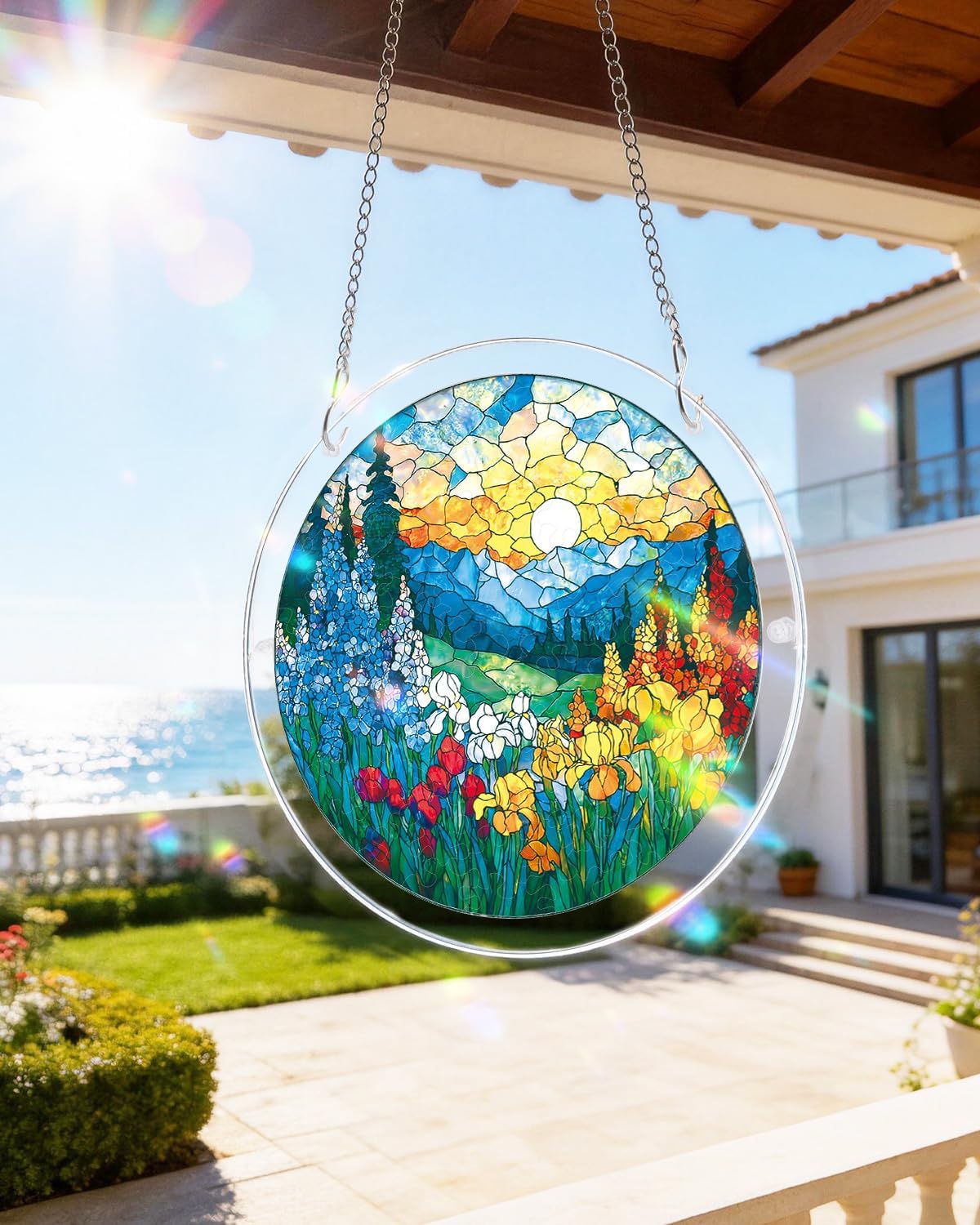 Floral Stained Glass Puzzle