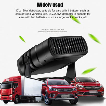 Portable 12V Auto Heater for Quick Window Defrost