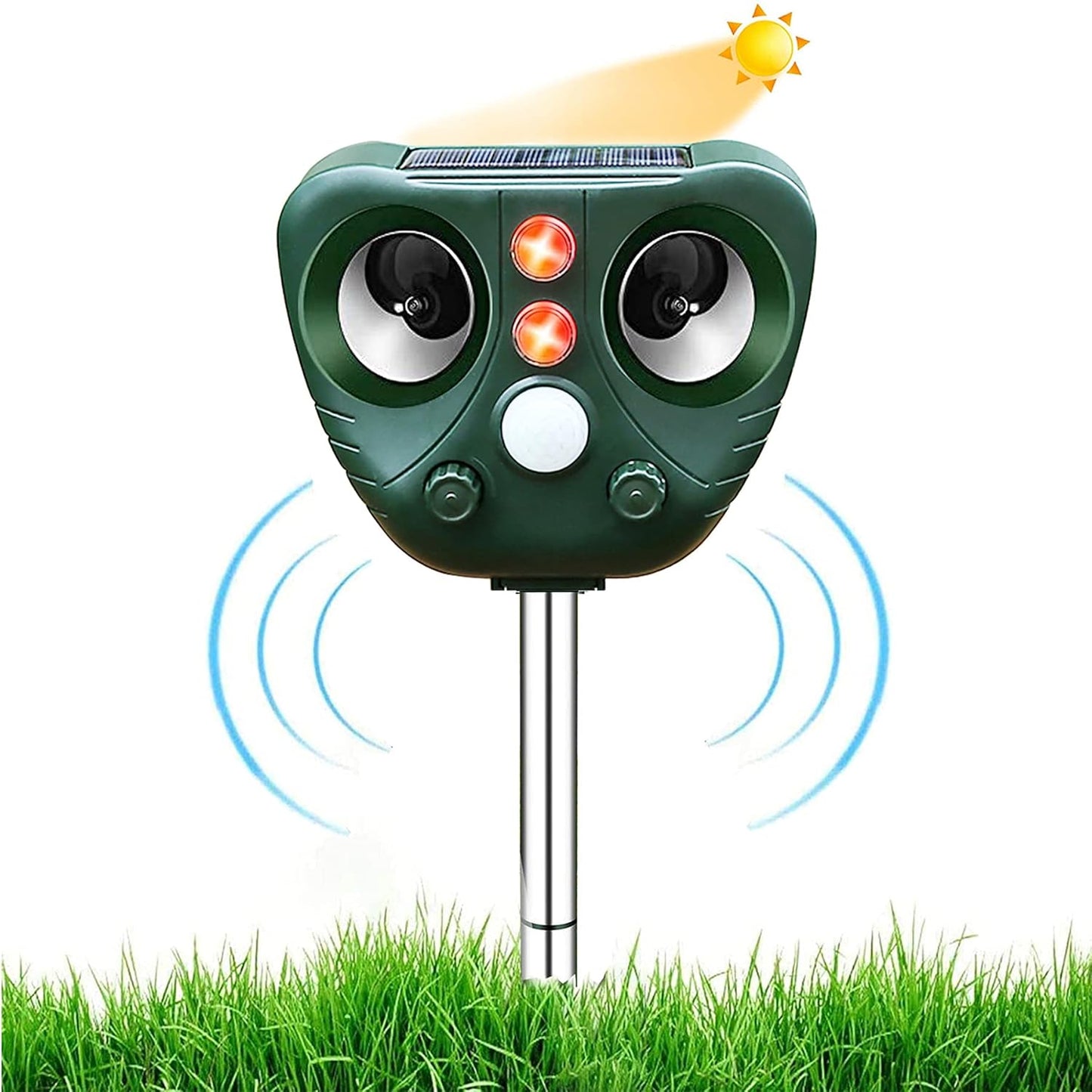 Weatherproof Bird Deterrent System for Garden Defense