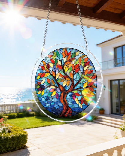 Floral Stained Glass Puzzle