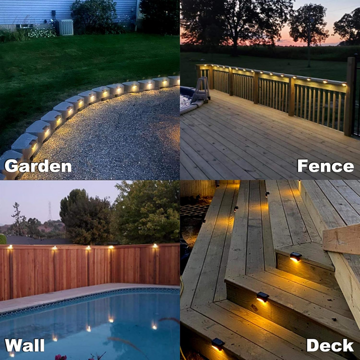 Weatherproof Motion Activated Solar LED Wall Lamp