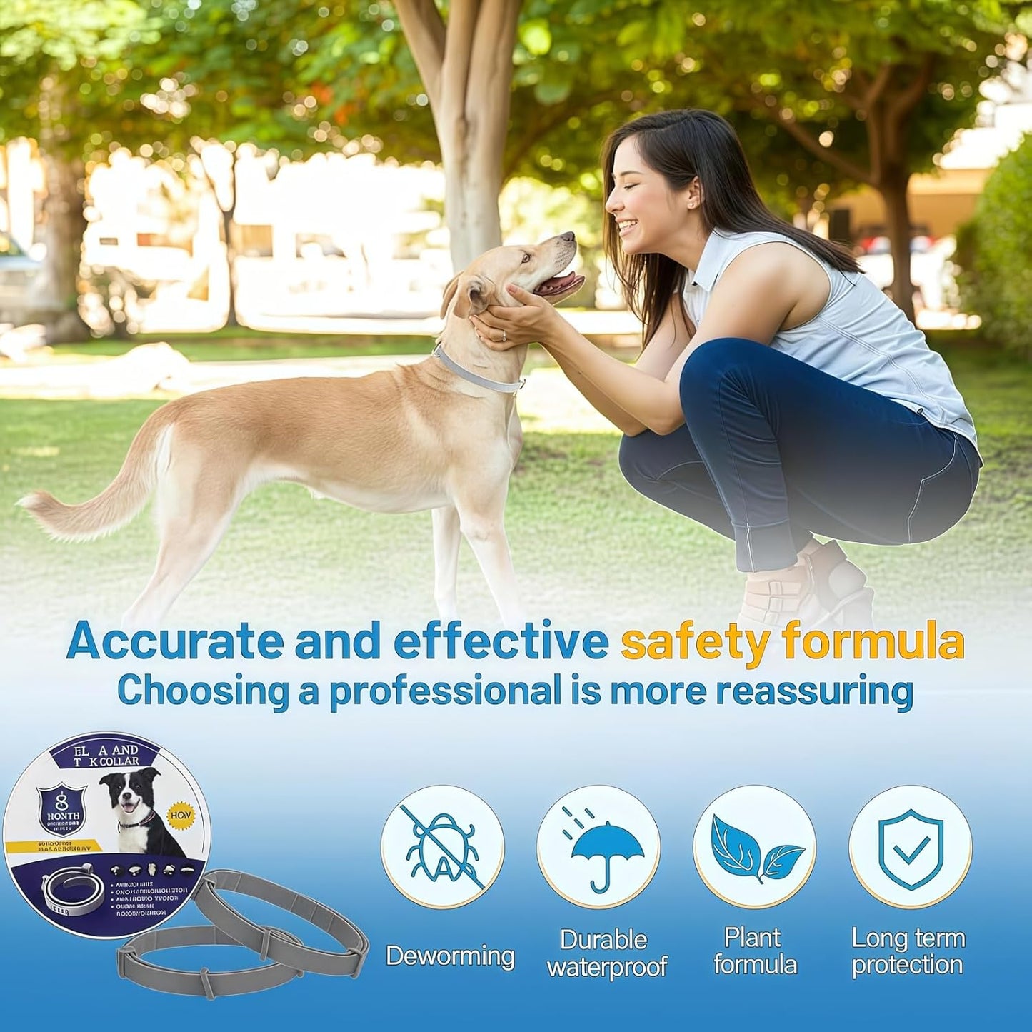 Reliable Flea and Tick Prevention Collar for Dogs