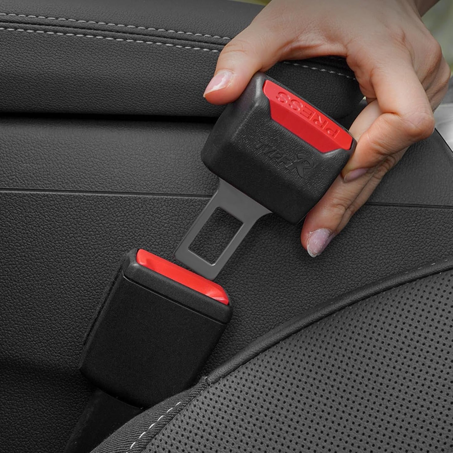Dual Adjustable Car Seat Belt Extender Clips