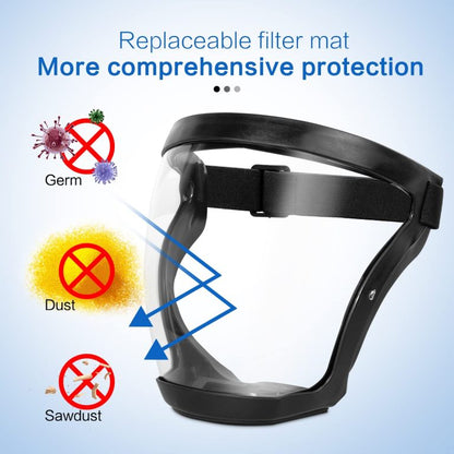Transparent Anti-Fog Protective Face Shield Visor