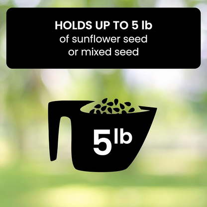 Rugged Bird Feeder with Rotating Tray