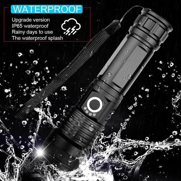 Intense Focus Rechargeable LED Torch Super Bright Beam