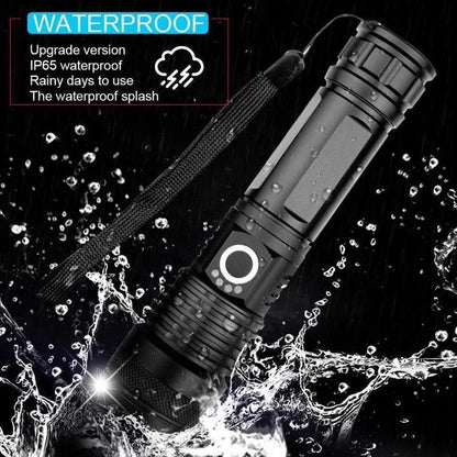 Intense Focus Rechargeable LED Torch Super Bright Beam
