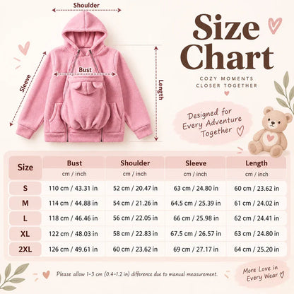 Baby Carrier Hoodie Jacket