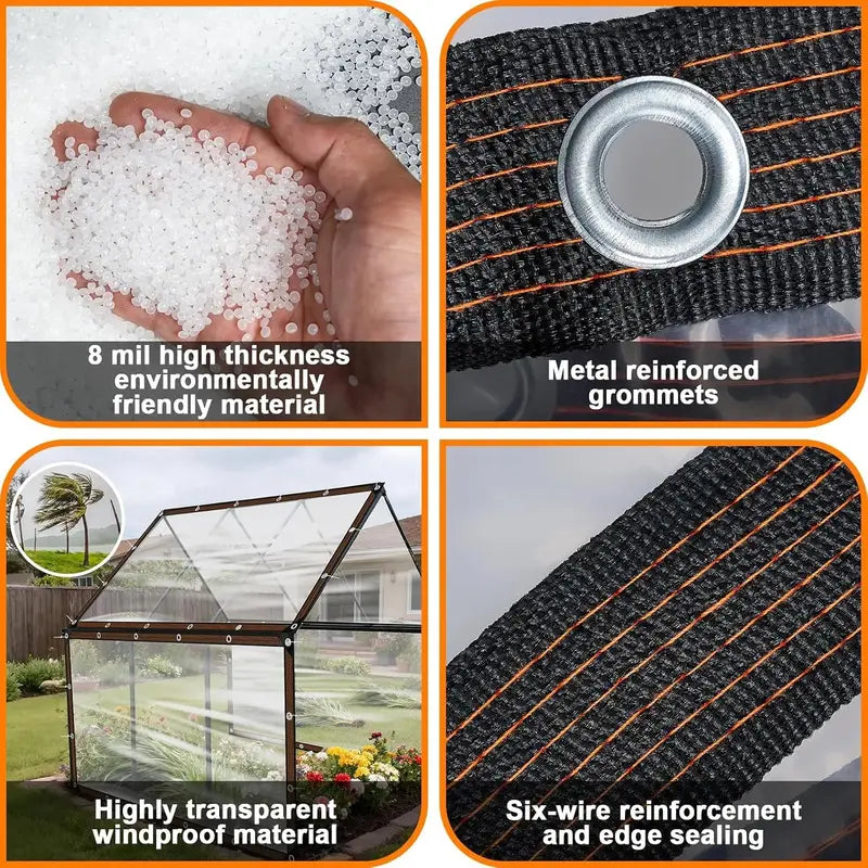 Transparent Balcony Weatherproof Protection Screen