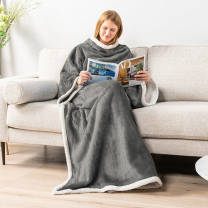Oversized Sherpa Wearable Blanket