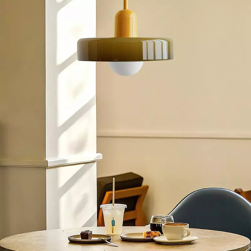 Elegant Circular Glass Pendant Lighting for Homes