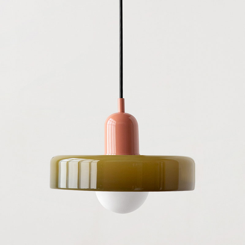 Elegant Circular Glass Pendant Lighting for Homes