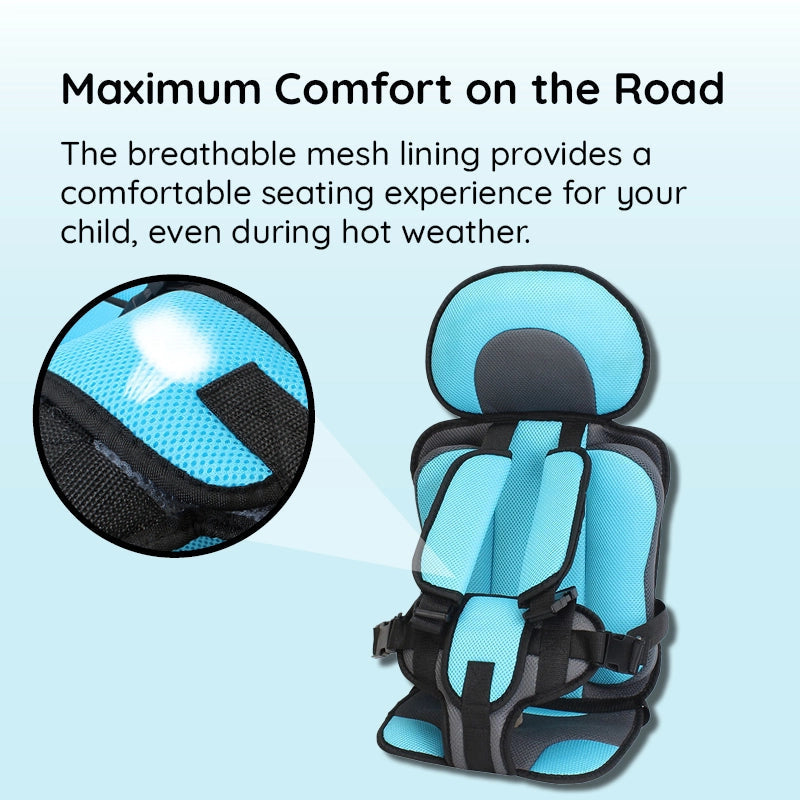 Childrens Adjustable Car Booster Seat Comfort Cushion