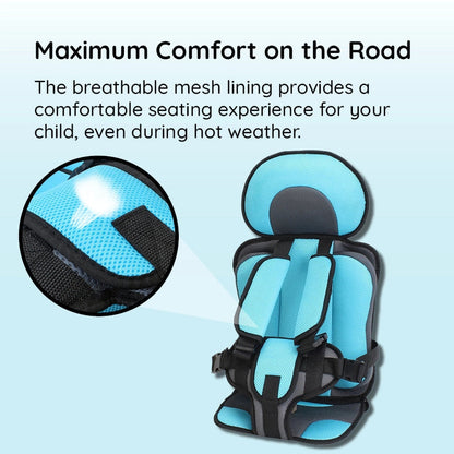 Childrens Adjustable Car Booster Seat Comfort Cushion