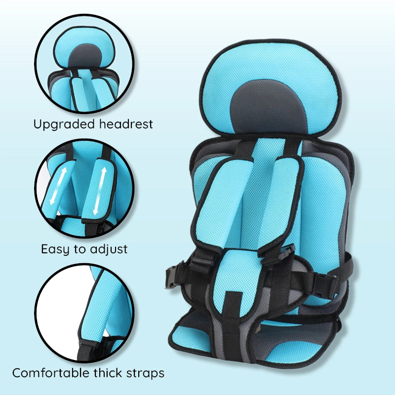 Childrens Adjustable Car Booster Seat Comfort Cushion