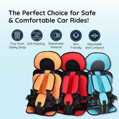 Childrens Adjustable Car Booster Seat Comfort Cushion