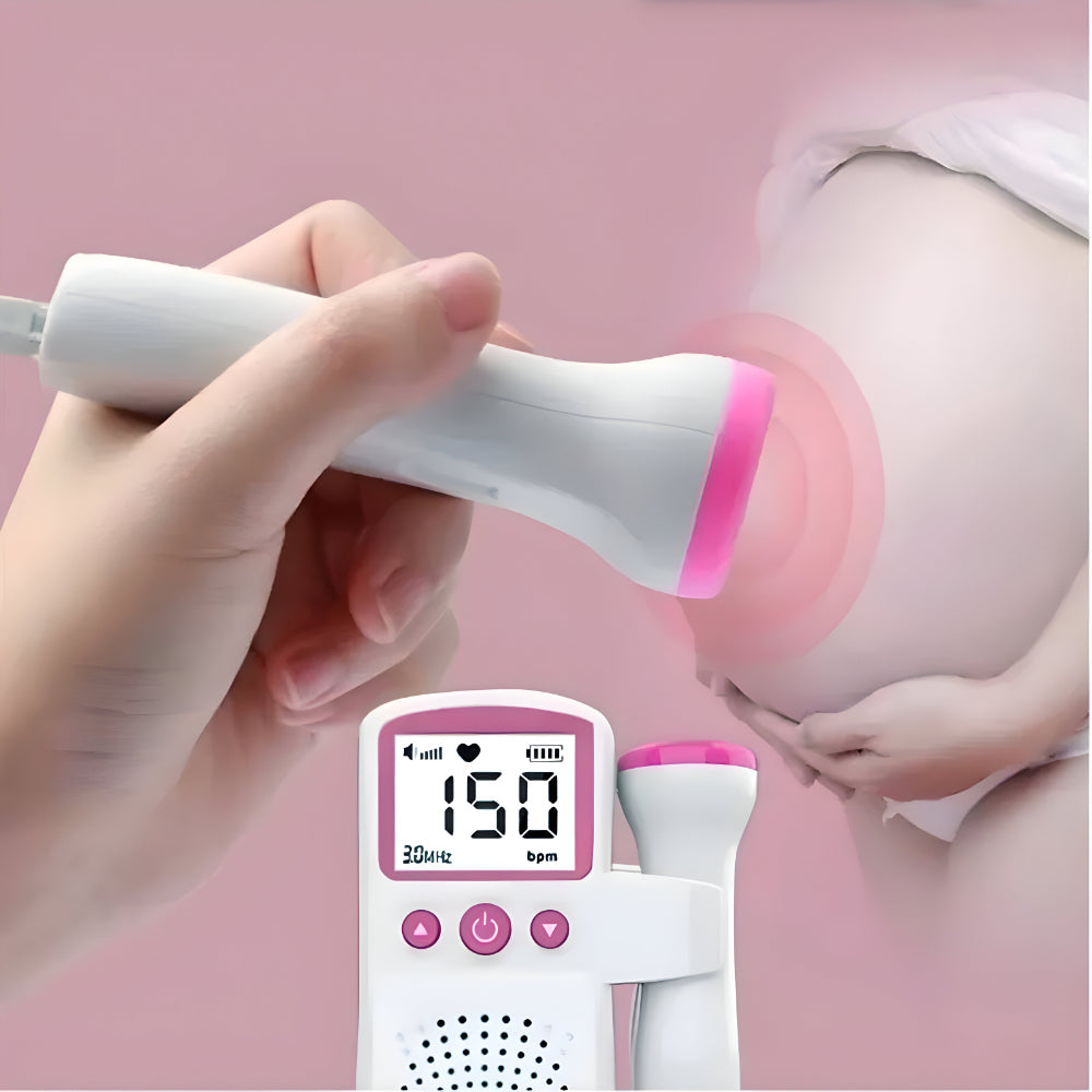 Portable Fetal Heart Monitor Baby Doppler Device