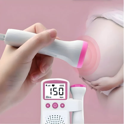 Portable Fetal Heart Monitor Baby Doppler Device