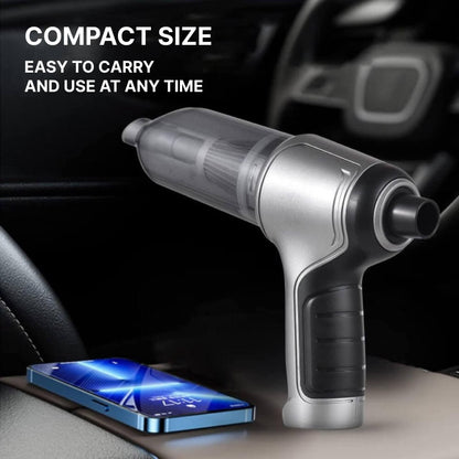Compact Cordless Vacuum for Car and Household Cleaning