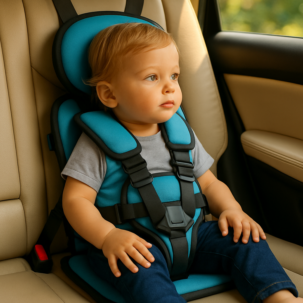 Safe Compact Child Car Booster Seat Belt