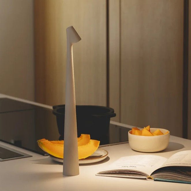Compact Table Lamp with Variable Light Control