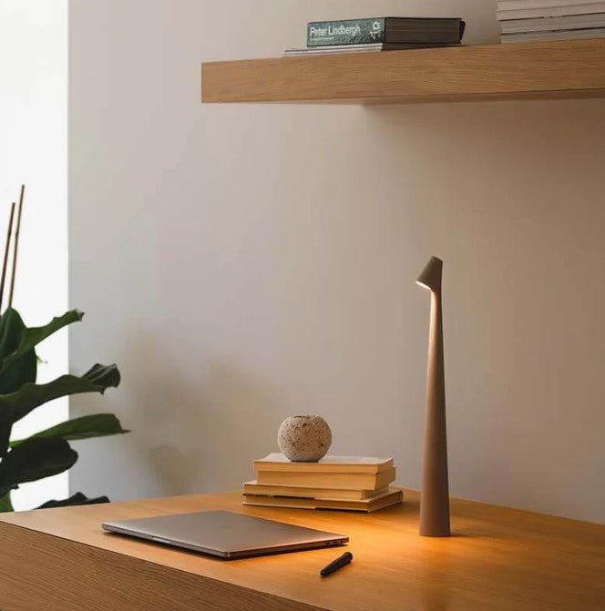 Compact Table Lamp with Variable Light Control