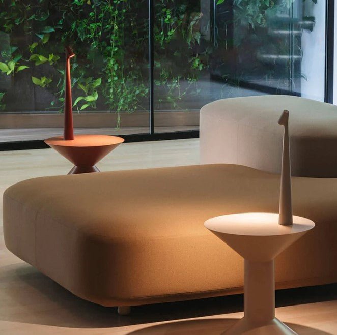 Compact Table Lamp with Variable Light Control