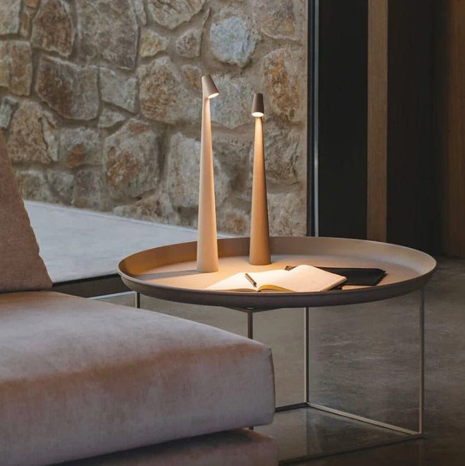 Compact Table Lamp with Variable Light Control