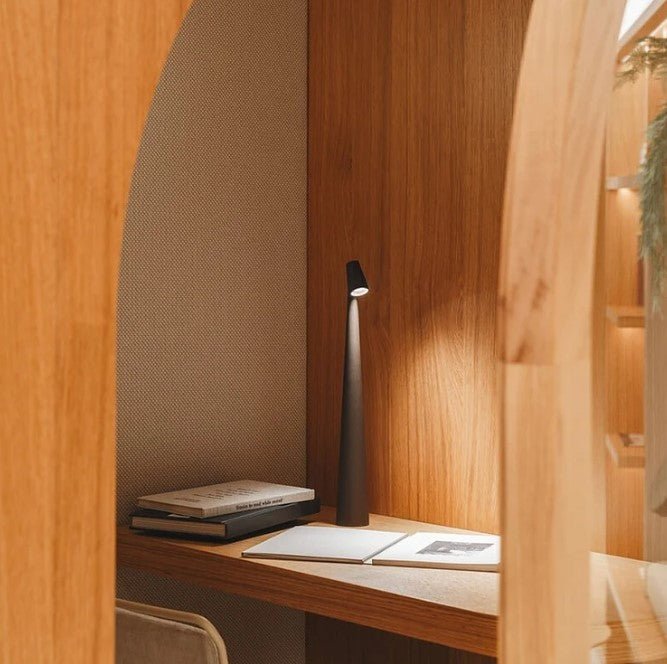 Compact Table Lamp with Variable Light Control