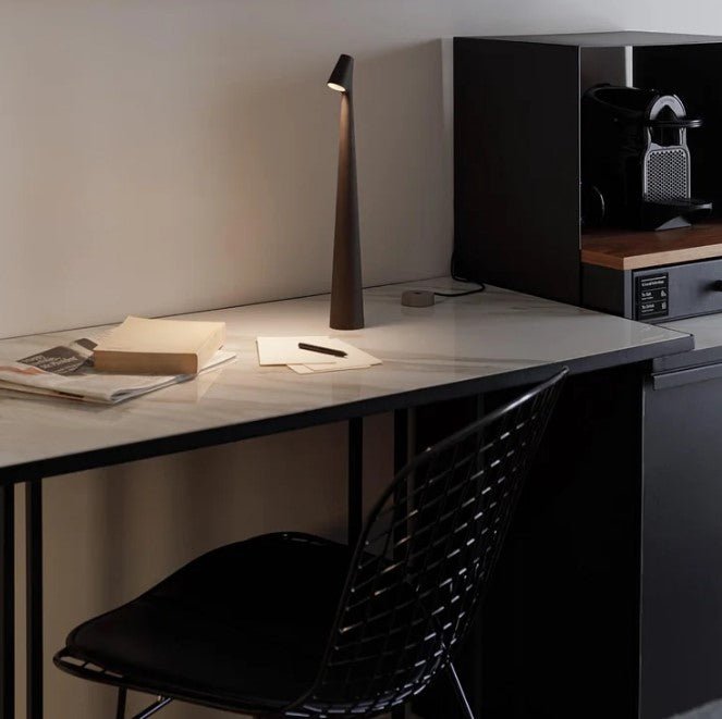 Compact Table Lamp with Variable Light Control