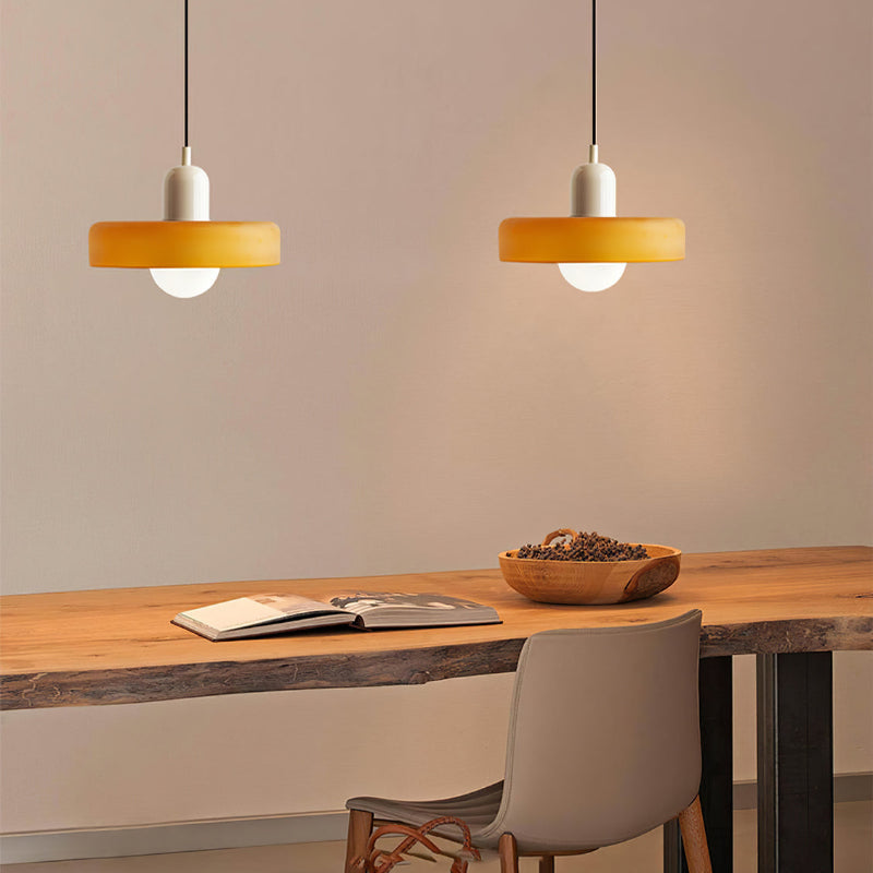 Elegant Circular Glass Pendant Lighting for Homes