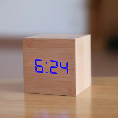 Compact Electronic LED Clock Alarm