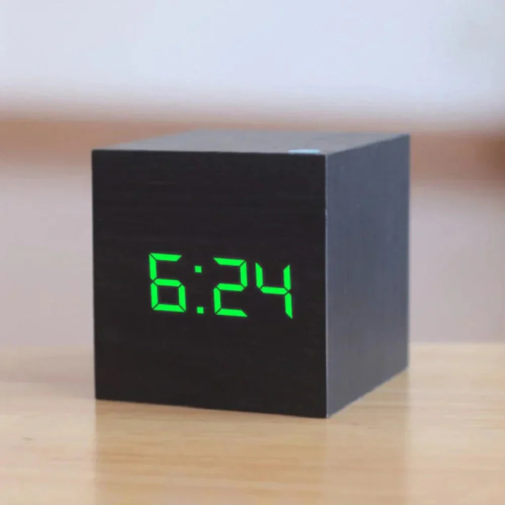 Compact Electronic LED Clock Alarm