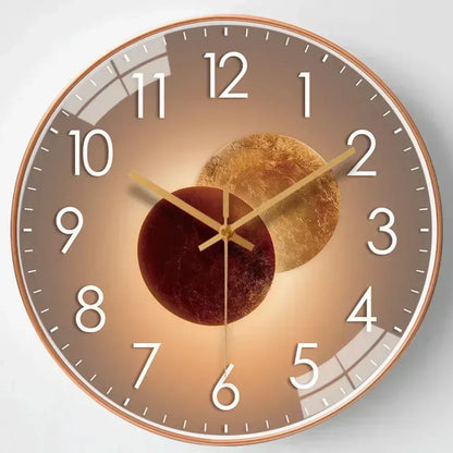 Sleek Modern Wall Clock Elegant Room Accent