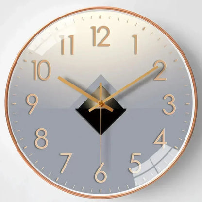 Sleek Modern Wall Clock Elegant Room Accent