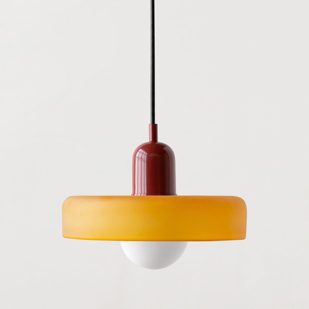 Elegant Circular Glass Pendant Lighting for Homes
