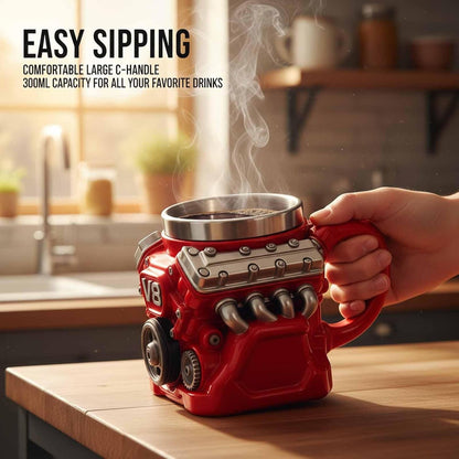 Engine Block Coffee Mug – Unique Automotive Gift