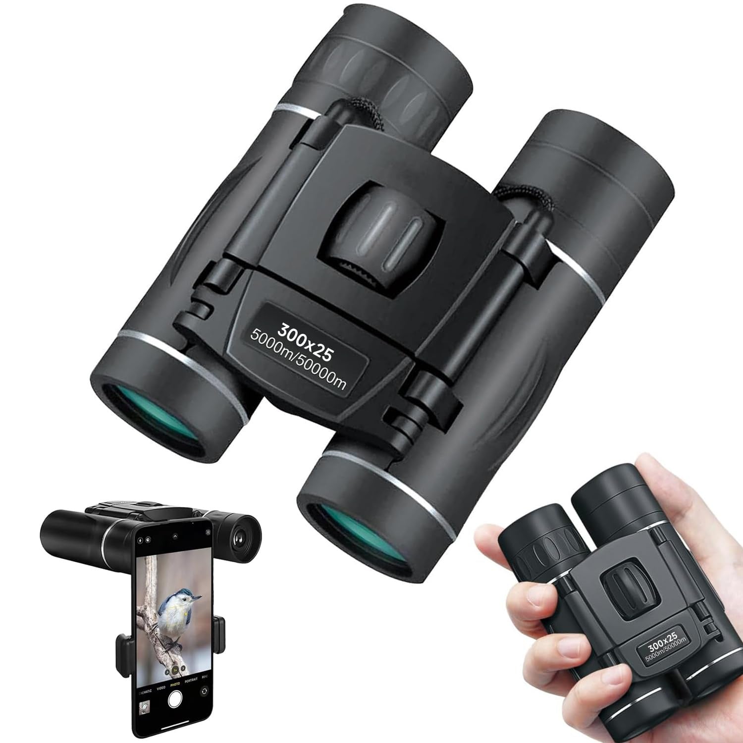 Portable 40X Ultra Wide Travel Binoculars - Korstal