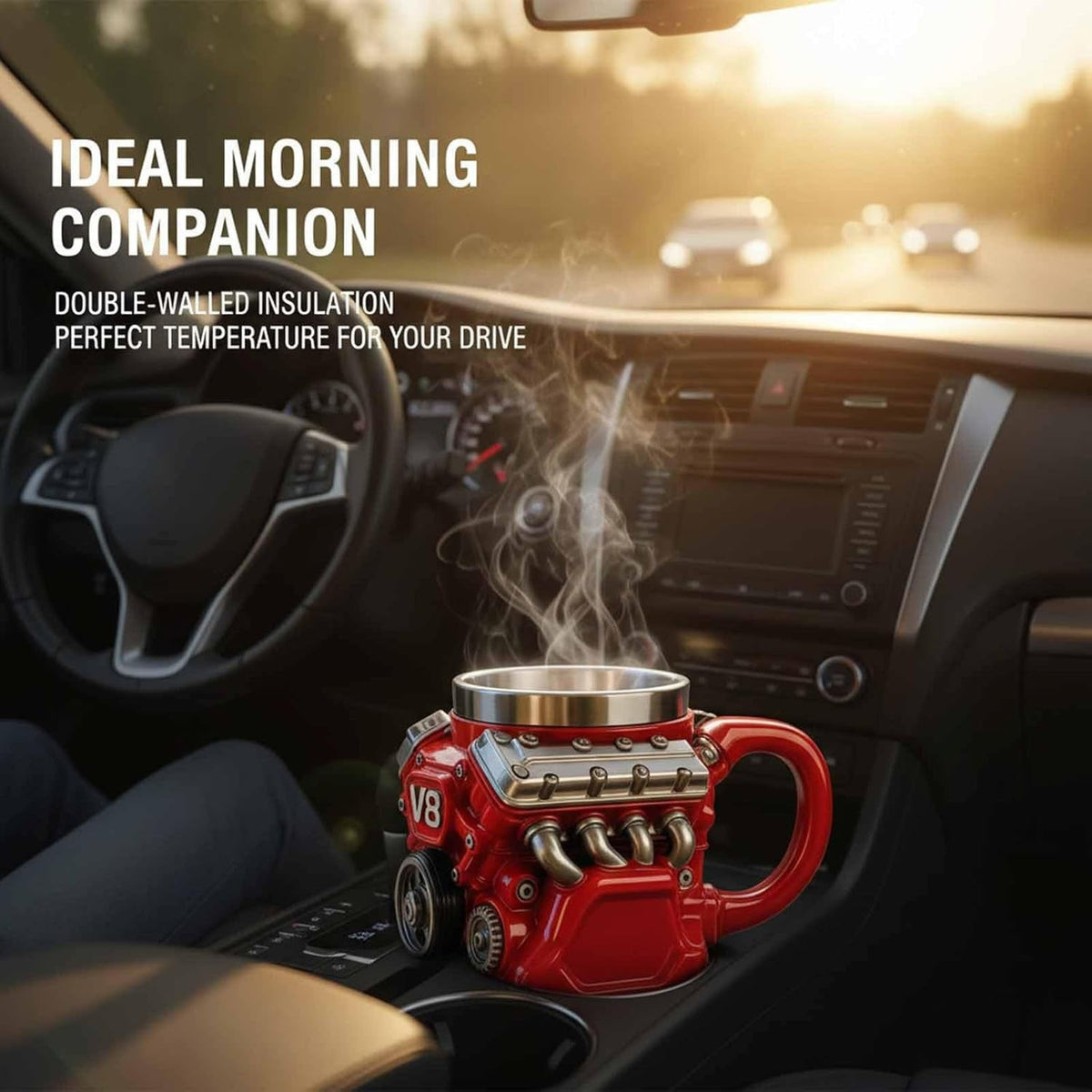 Engine Block Coffee Mug – Unique Automotive Gift