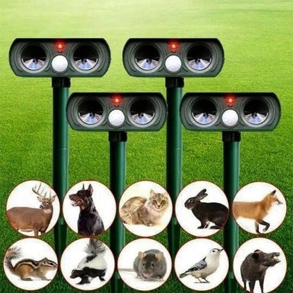 Weatherproof Solar Motion Activated Animal Deterrent