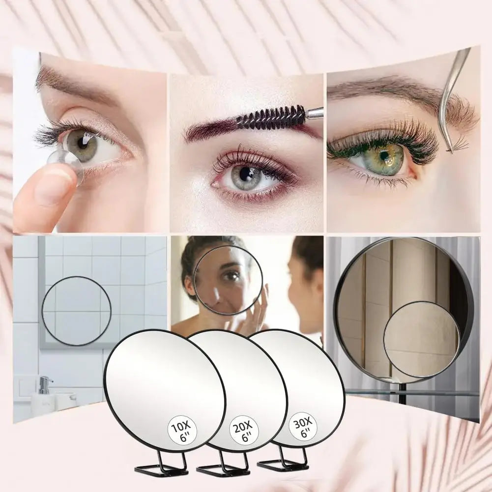 Portable Folding Makeup Mirror with Stand