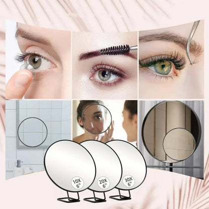 Portable Folding Makeup Mirror with Stand