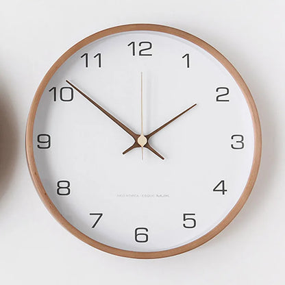 Quiet Contemporary Circular Wall Clock for Home