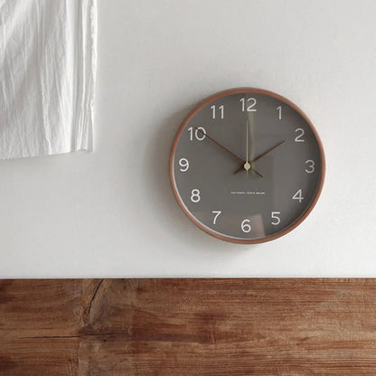 Quiet Contemporary Circular Wall Clock for Home