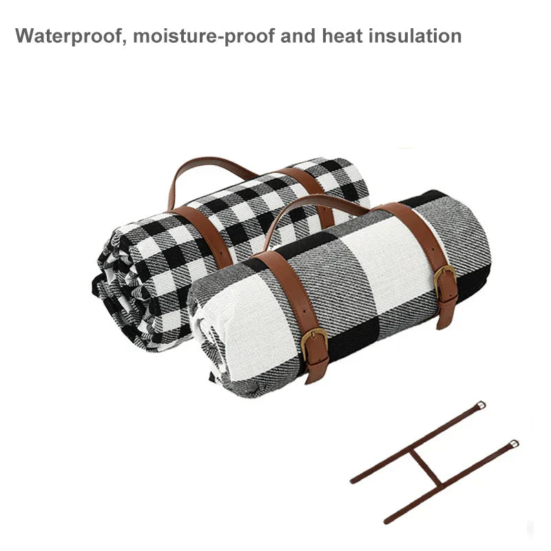 Durable Insulated Camping Blanket Compact Picnic Mat