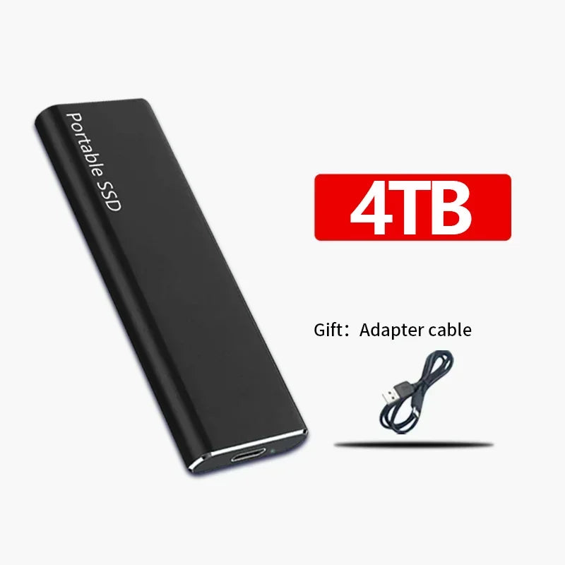 Quick Portable SSD External Storage Drive