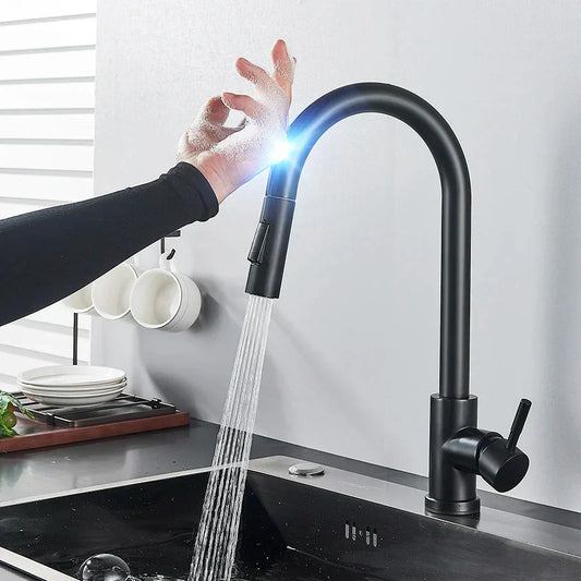 Simple Mount Kitchen Faucet with Flexible Spray Head - Korstal