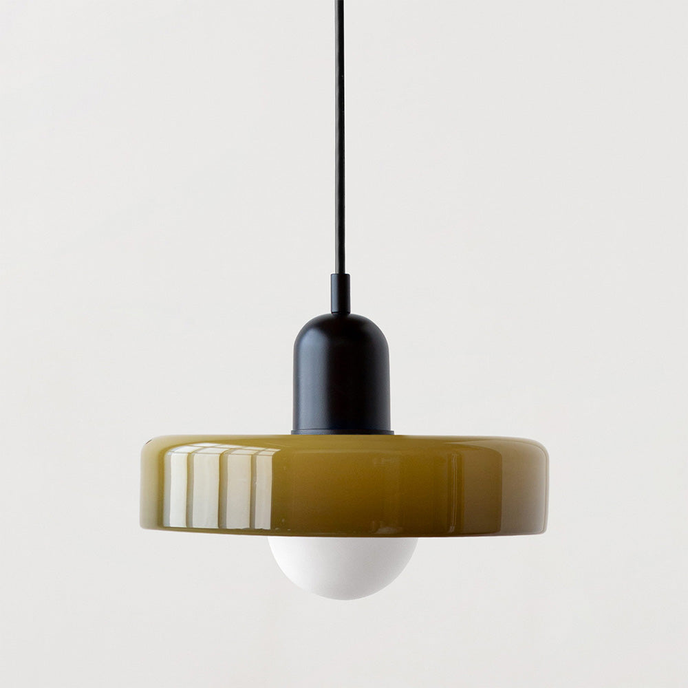 Elegant Circular Glass Pendant Lighting for Homes